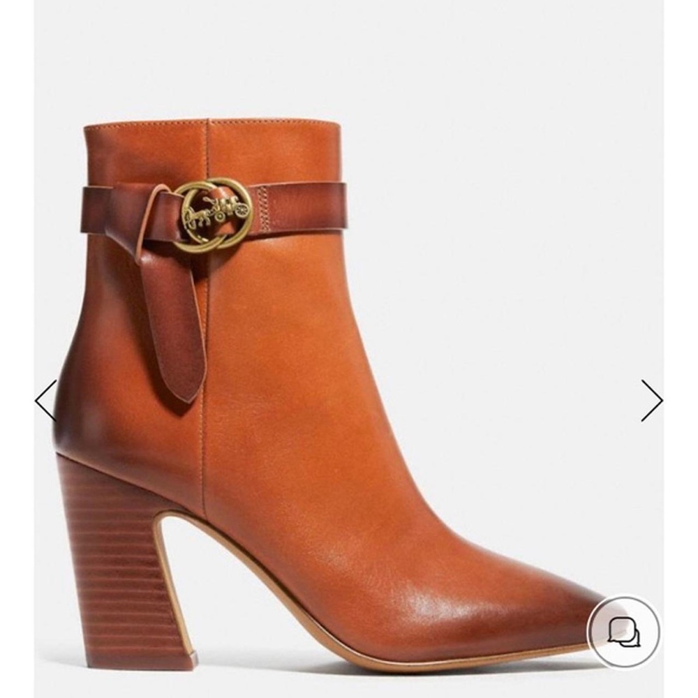 Coach leather boots